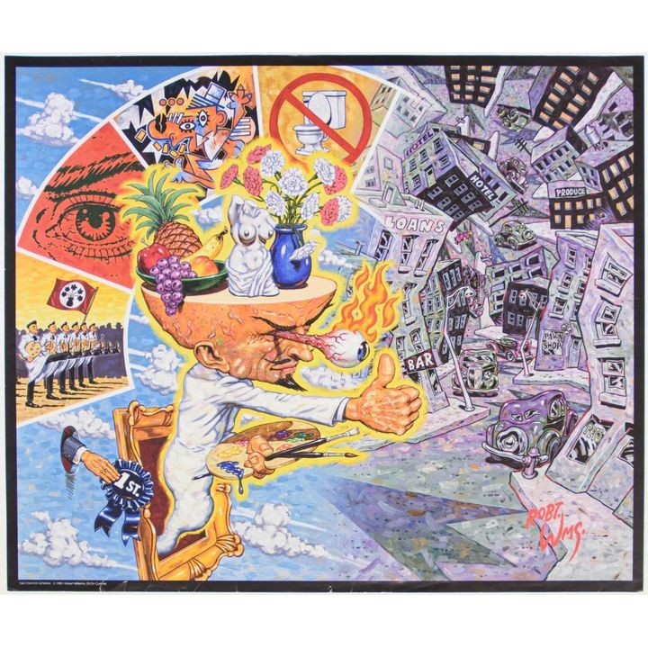 1989 Robert Williams Decorator General Poster Excellent 75