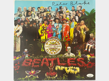 The Beatles: Peter Blake Signed "Sgt. Pepper's Lonely Hearts Club Band" Album (JSA Authentication)
