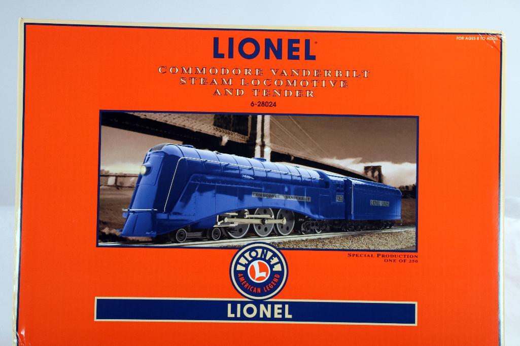 Modern Lionel O Gauge Commodore Vanderbilt Steam Loco and Tender ...