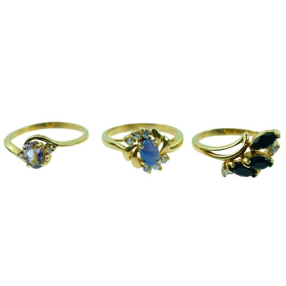 Gold-plated Costume Jewellery Rings