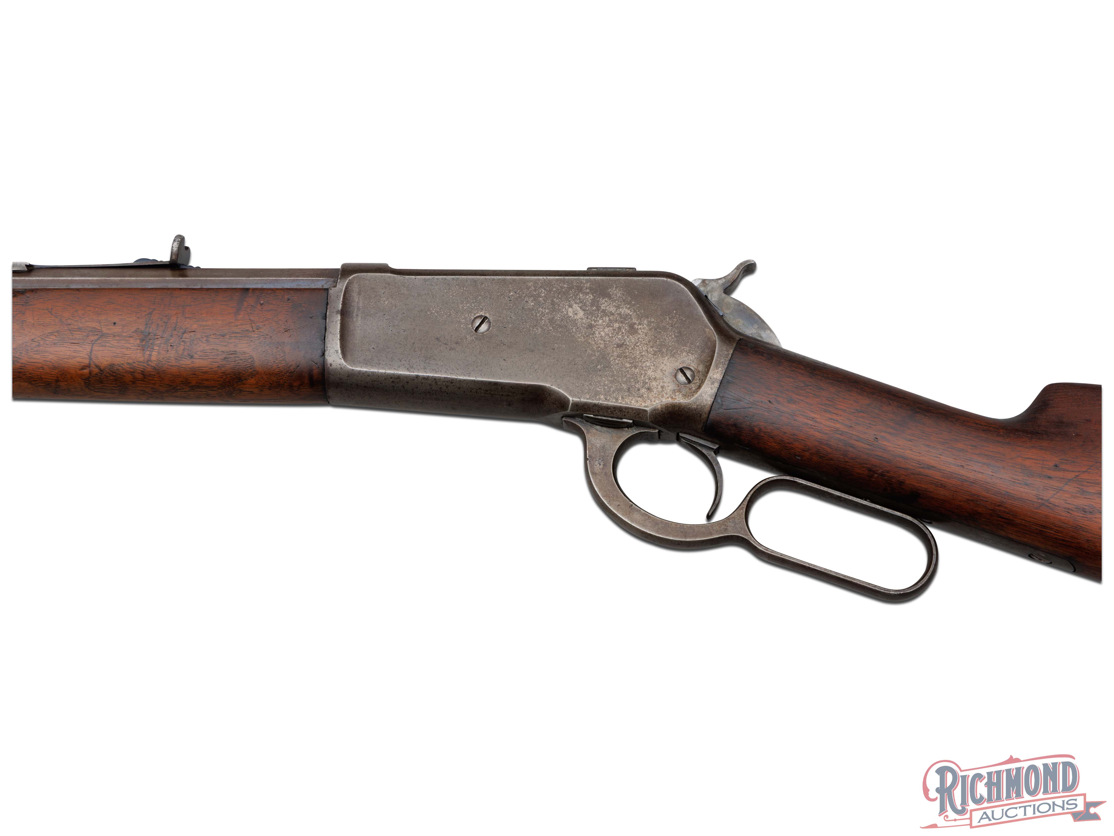 Model 1880 Rifle Antique Second Year of Production Winchester Model 1886 Lever Action ...