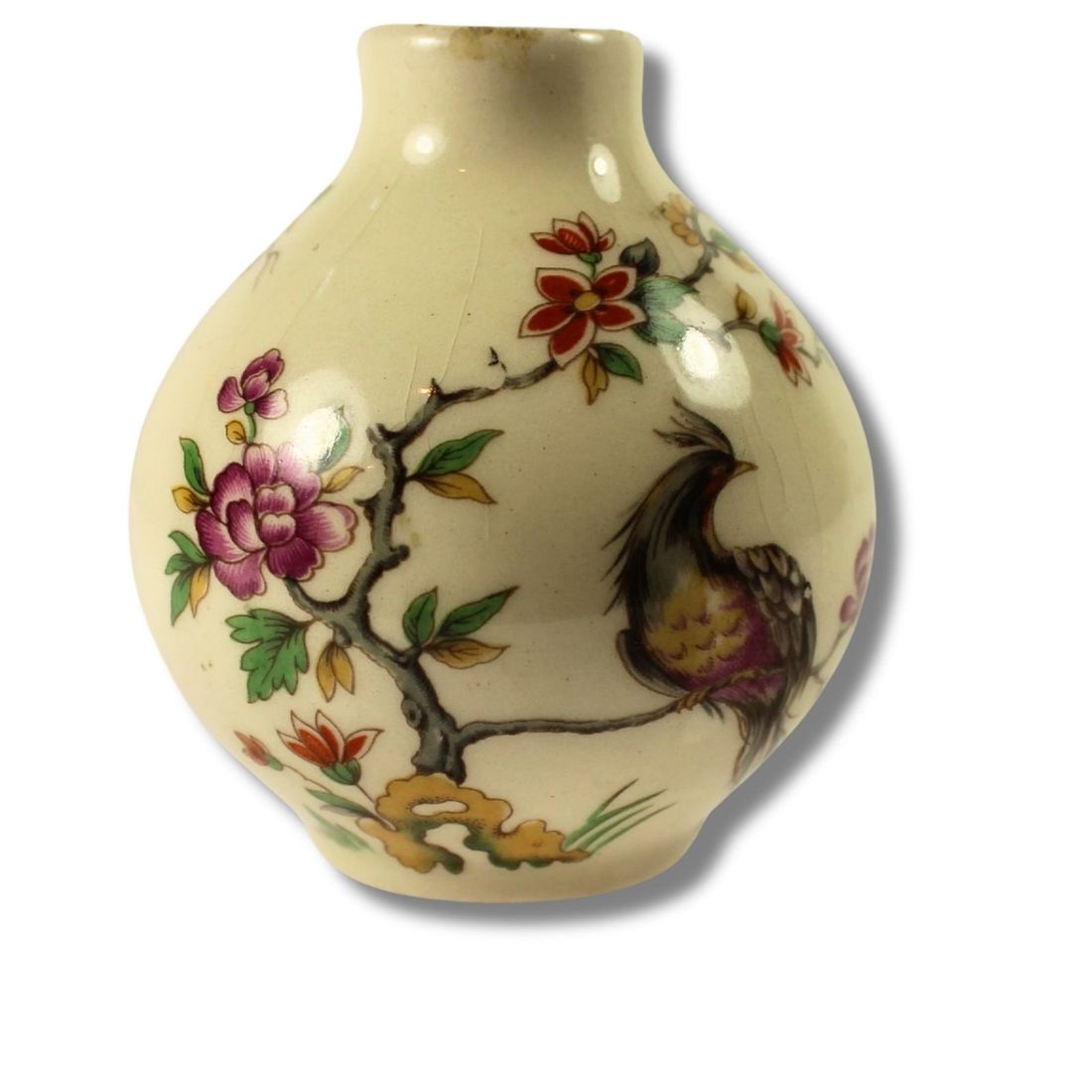 Hand-painted Miniature Japanese Ceramic Vase