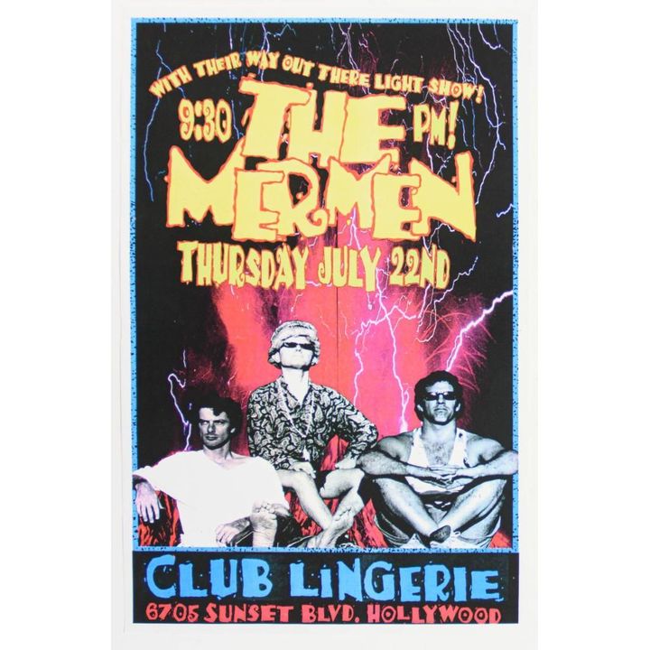 1993 The Mermen Club Lingerie Poster Near Mint 87