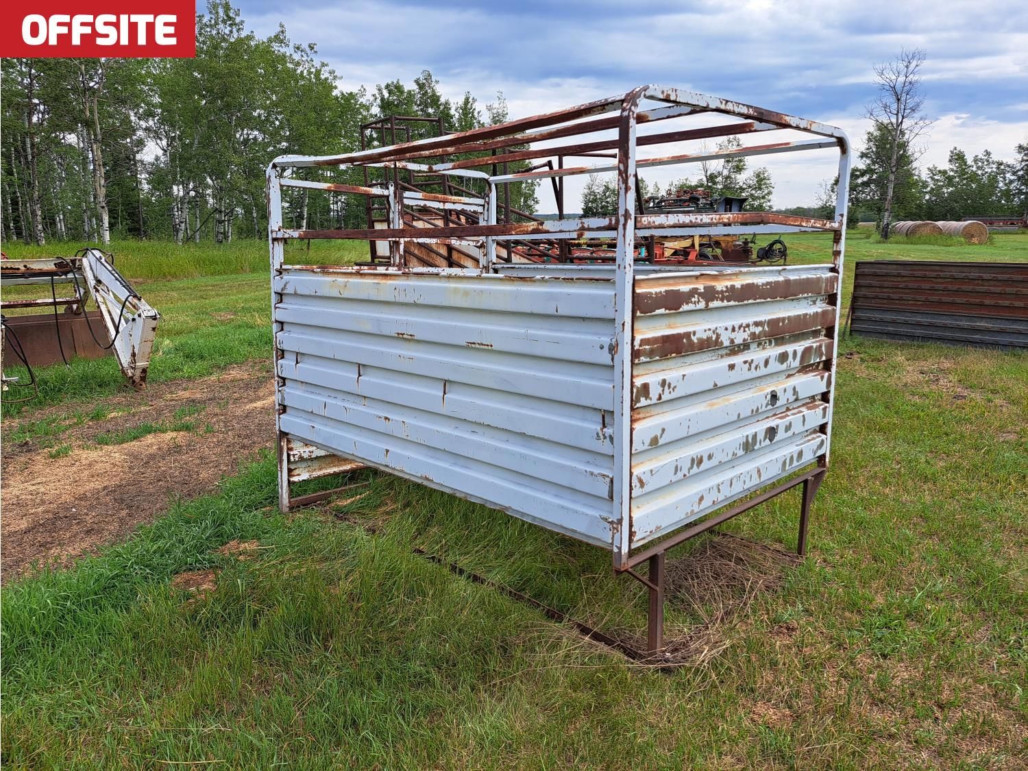 Steel 8 Ft Livestock Rack [25IE07001-024] | Team Auctions
