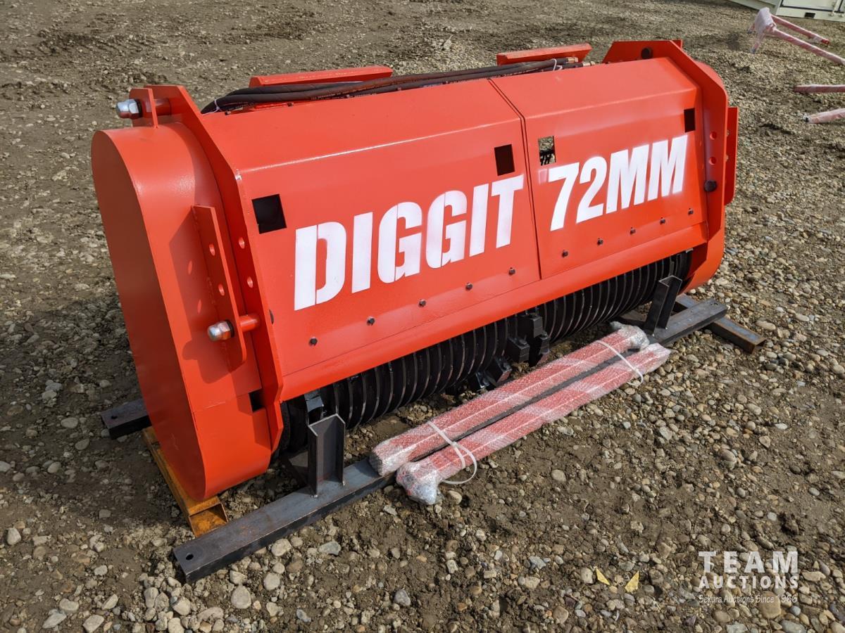 2023 Diggit TH76 76 Inch Forestry Drum Mulcher - Skid Steer Attachment ...