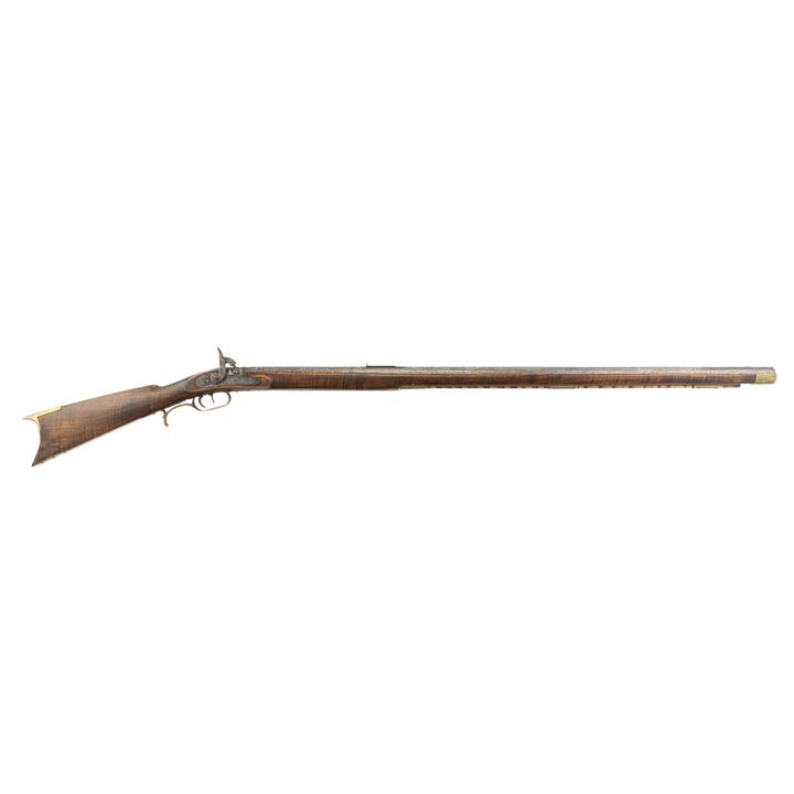 A full stock Kentucky rifle