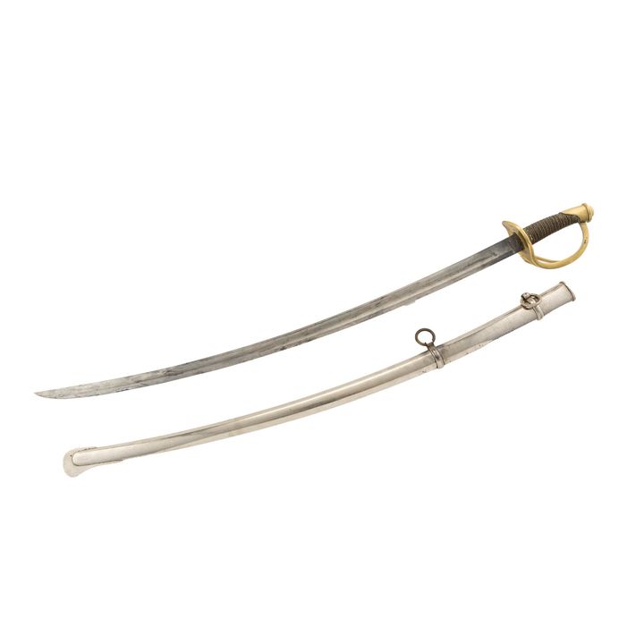 An Ames M1840 Cavalry Saber with Scabbard