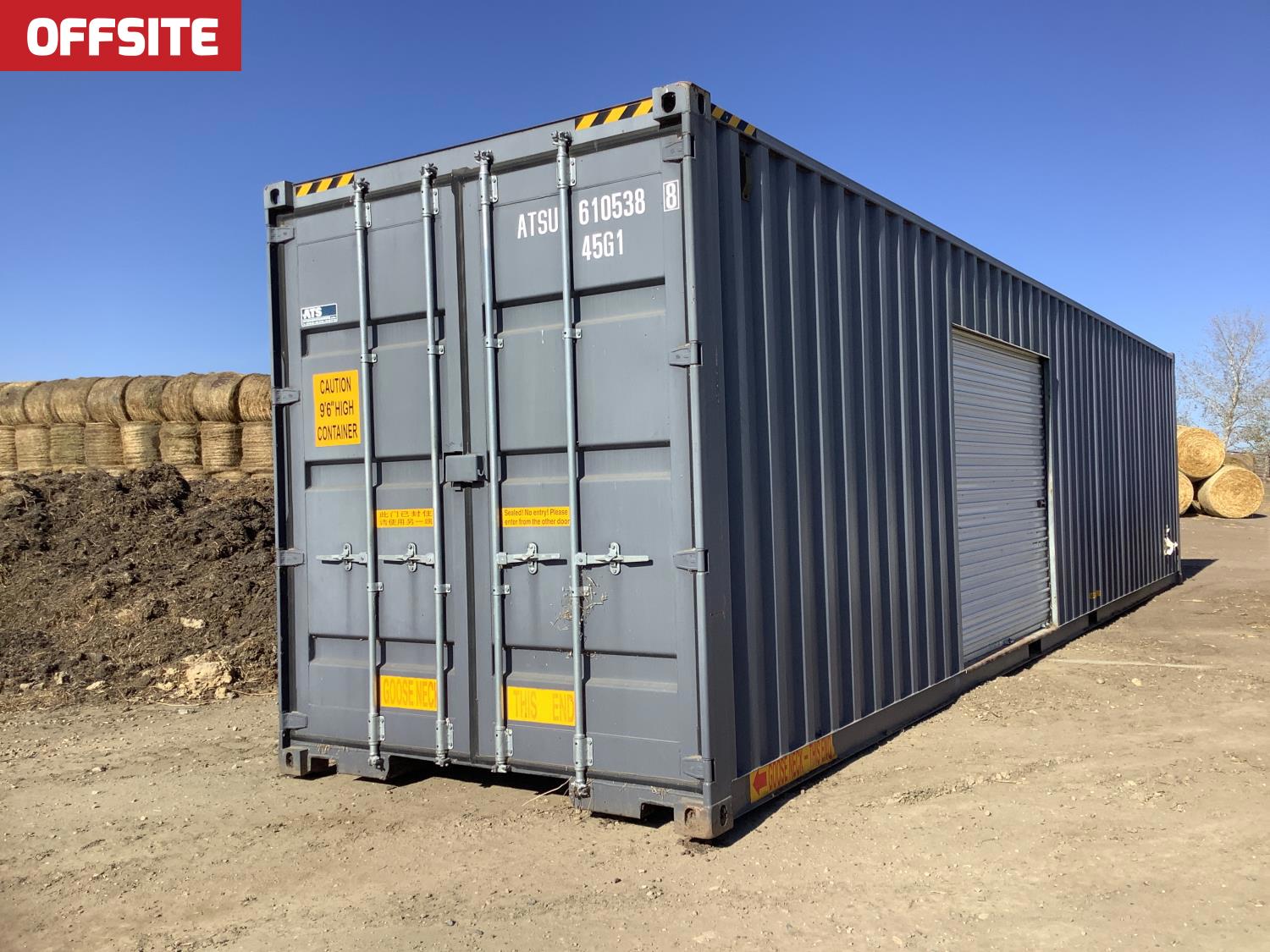 40 Ft High Cube Shipping Container [25LB05001-026] | Team Auctions