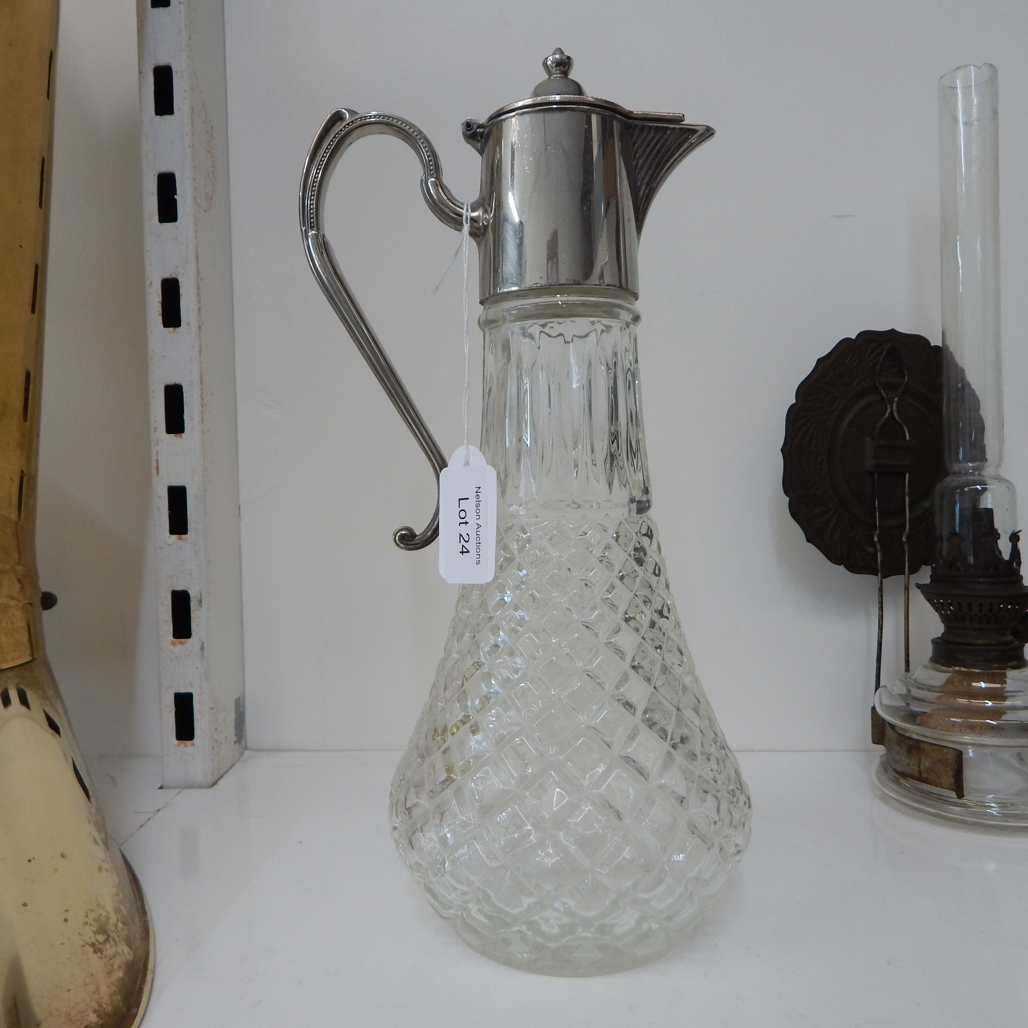 British made Silver Plated Claret Jug — sold at auction in New Zealand for $60