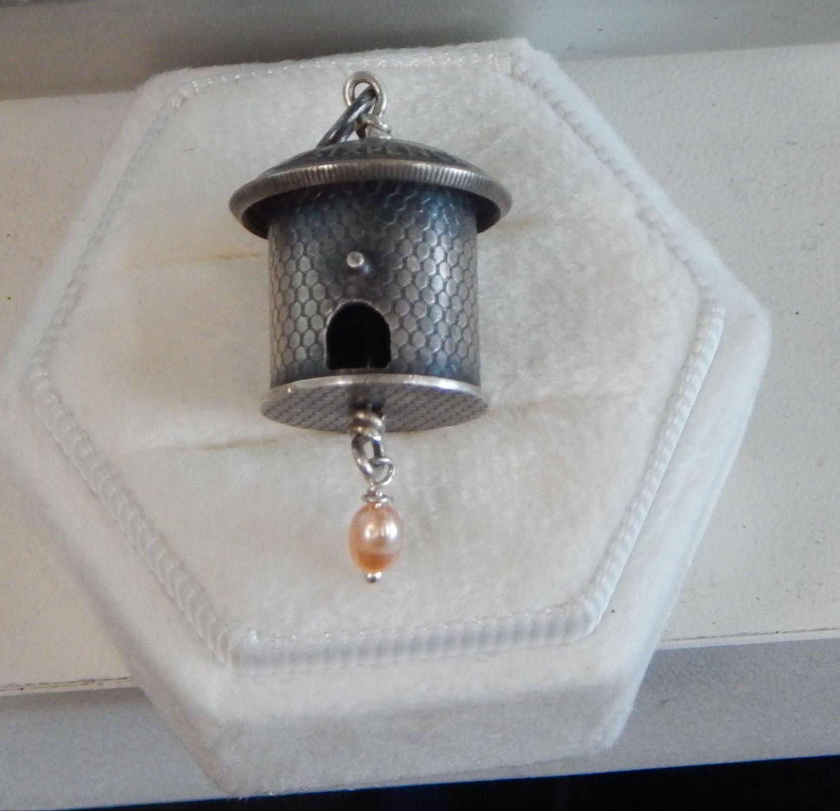 Sterling Silver Bird House Pendent by Paula Aldridge — NZ auction result