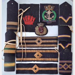 WW2.British Merchant Marine Rank & Badge Lot