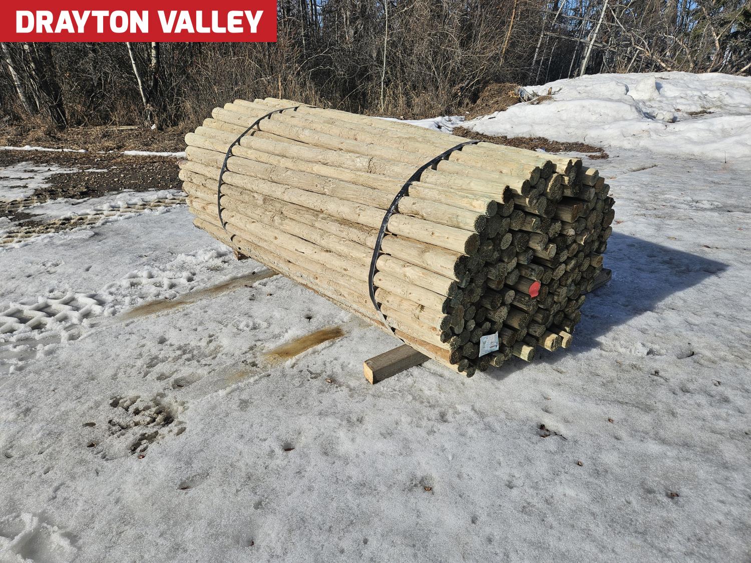 (150) 2-3 Inch X 8 Ft Treated Rails (Unused) [25LC10993-002] | Team ...