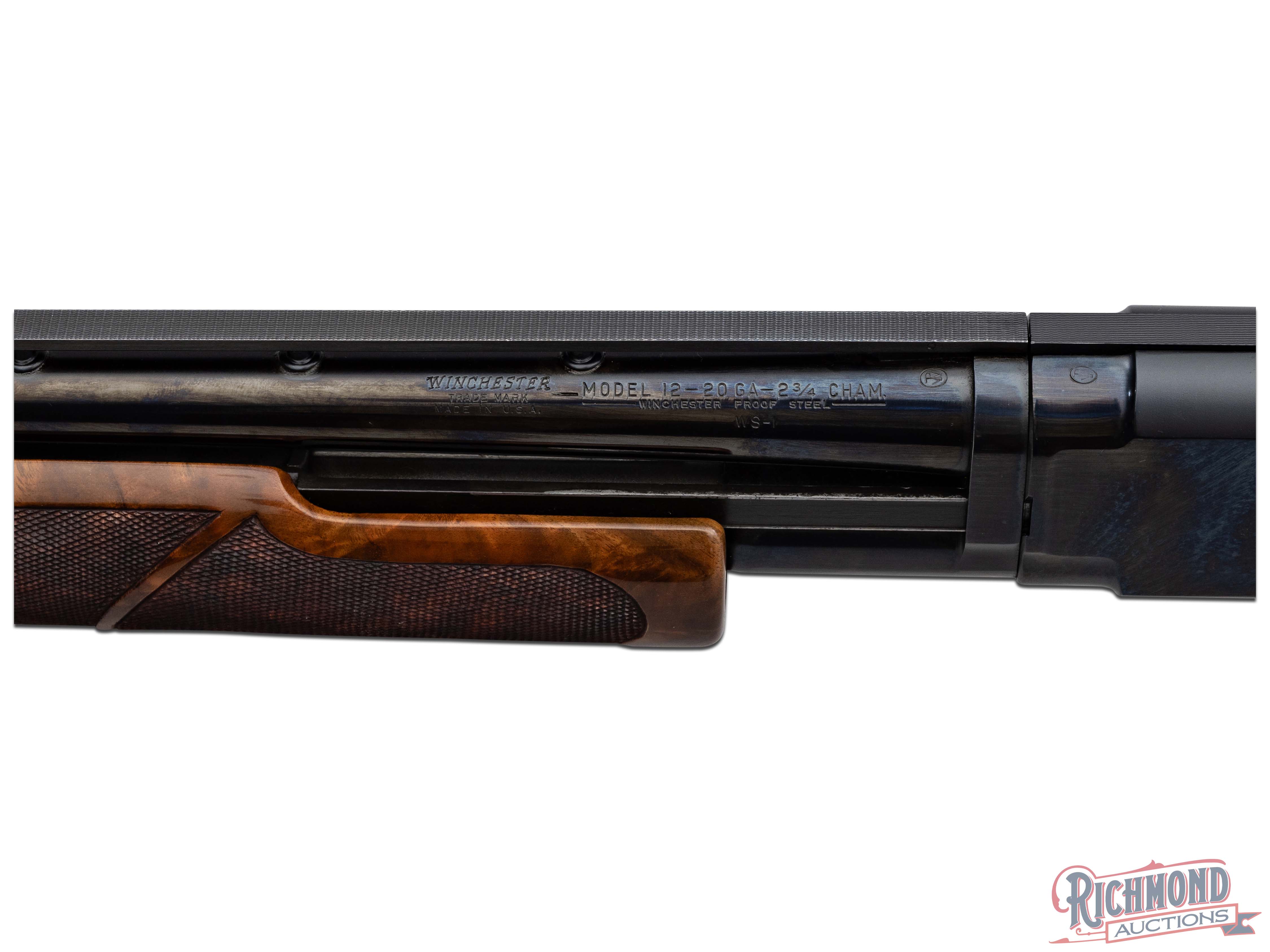 1954 Winchester Model 12 Custom 20 GA WS-1 Choked Pump Action Shotgun ...