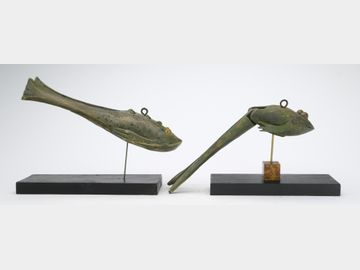 Two frogs, Lou Schifferl, Neenah, Wisconsin.