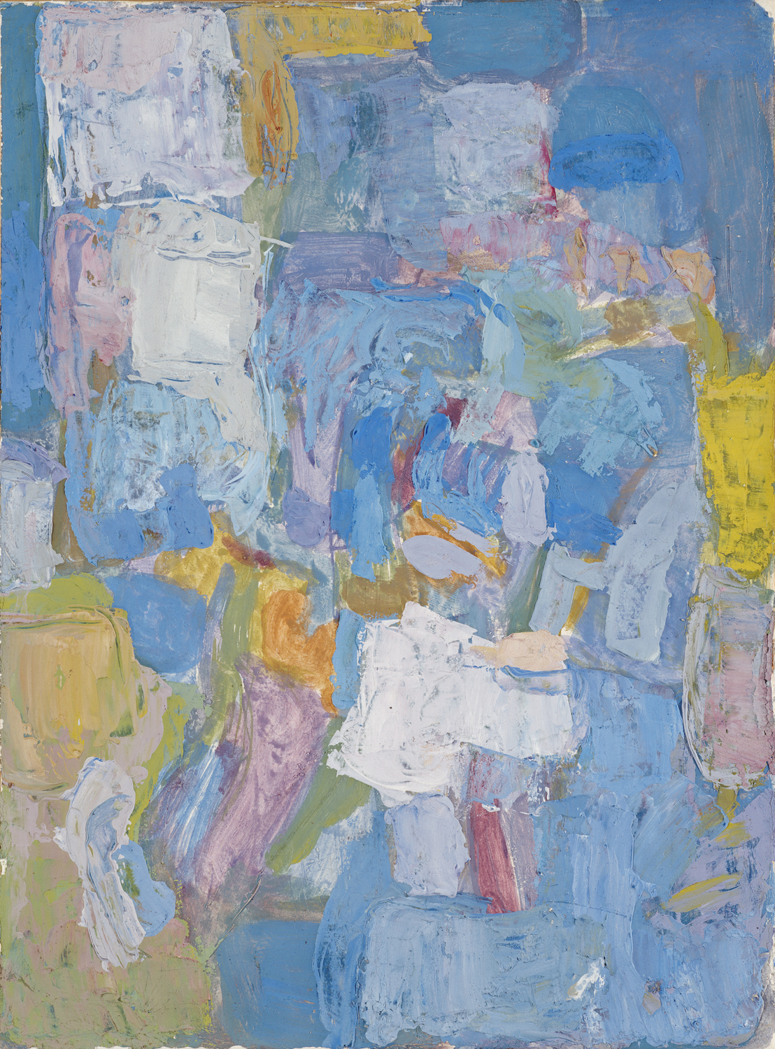 Shafic Abboud, Composition bleue, 1957 | Nada Boulos Auction
