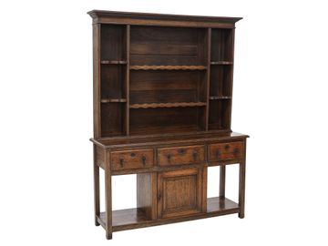 Antique English Oak Welsh Dresser
