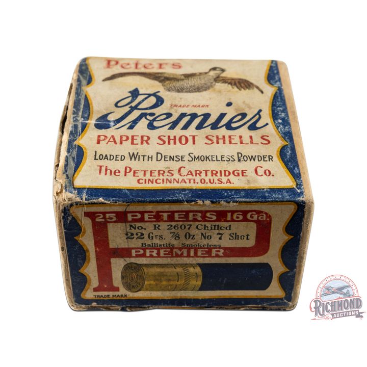 Factory Full Peters "Premier" 16 Gauge Shotshell Box