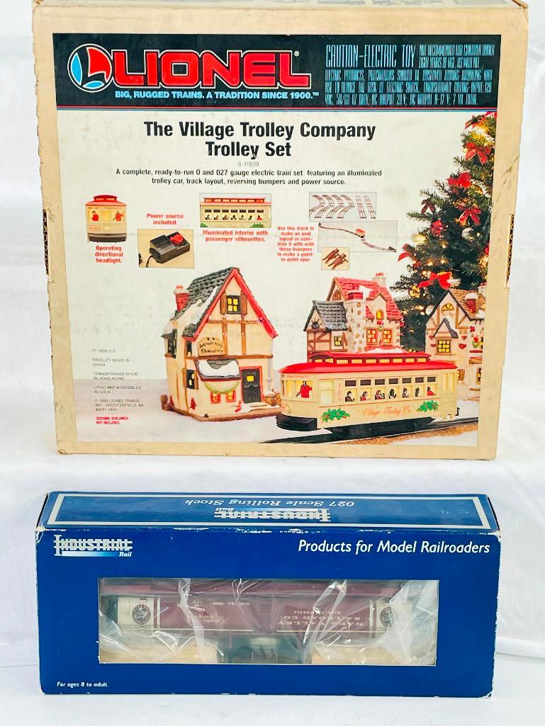 Lionel 6-11809 Christmas The Village Trolley Co. Trolley Set outlet O-Gauge New In Box.