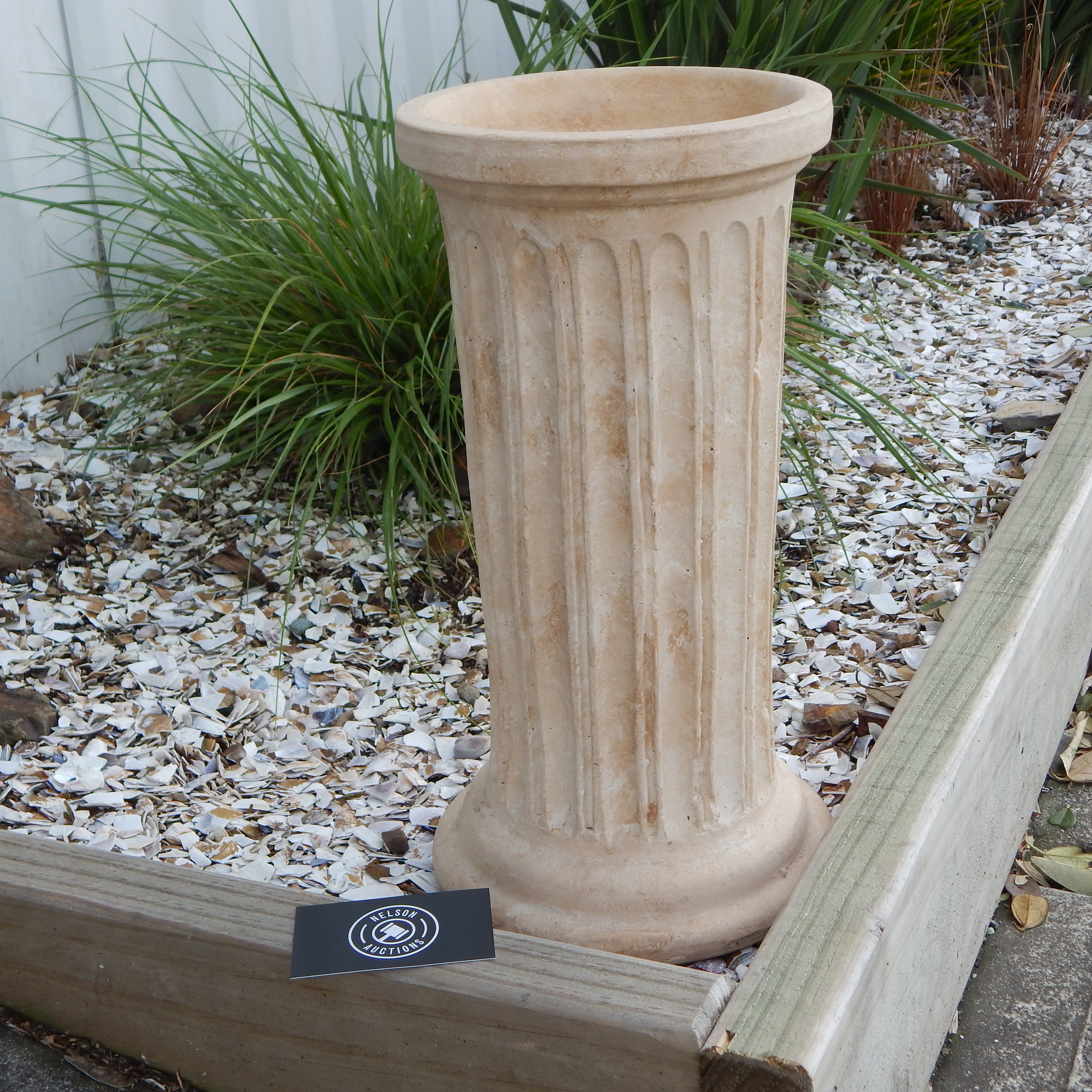 Roman style ceramic Umbrella Holder — sold at auction in New Zealand for $25