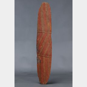 EARLY LARGE WUNDA SHIELD, WESTERN AUSTRALIA