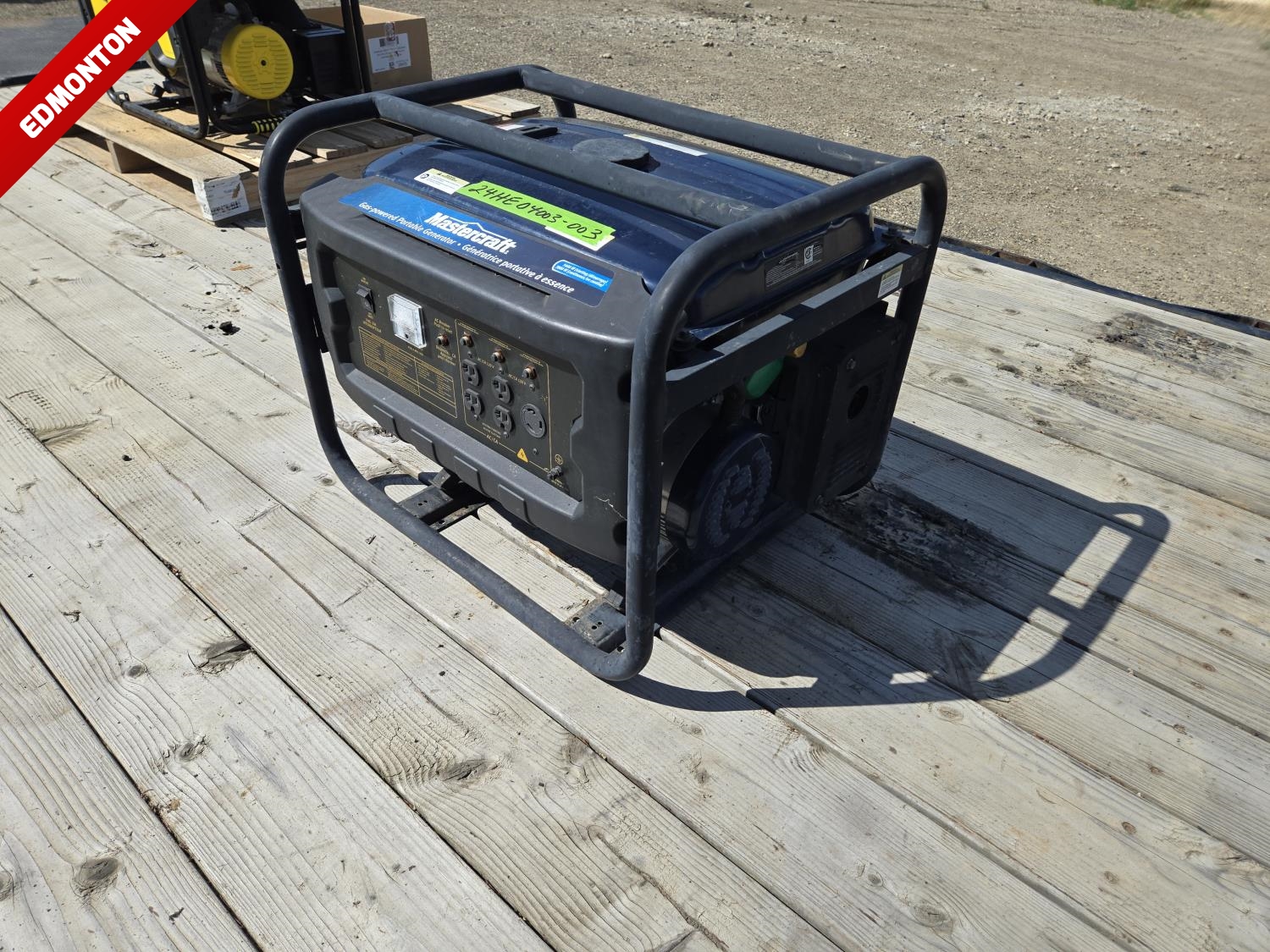 Mastercraft 3800 Watt Gas Generator [24HE04003-003] | Team Auctions