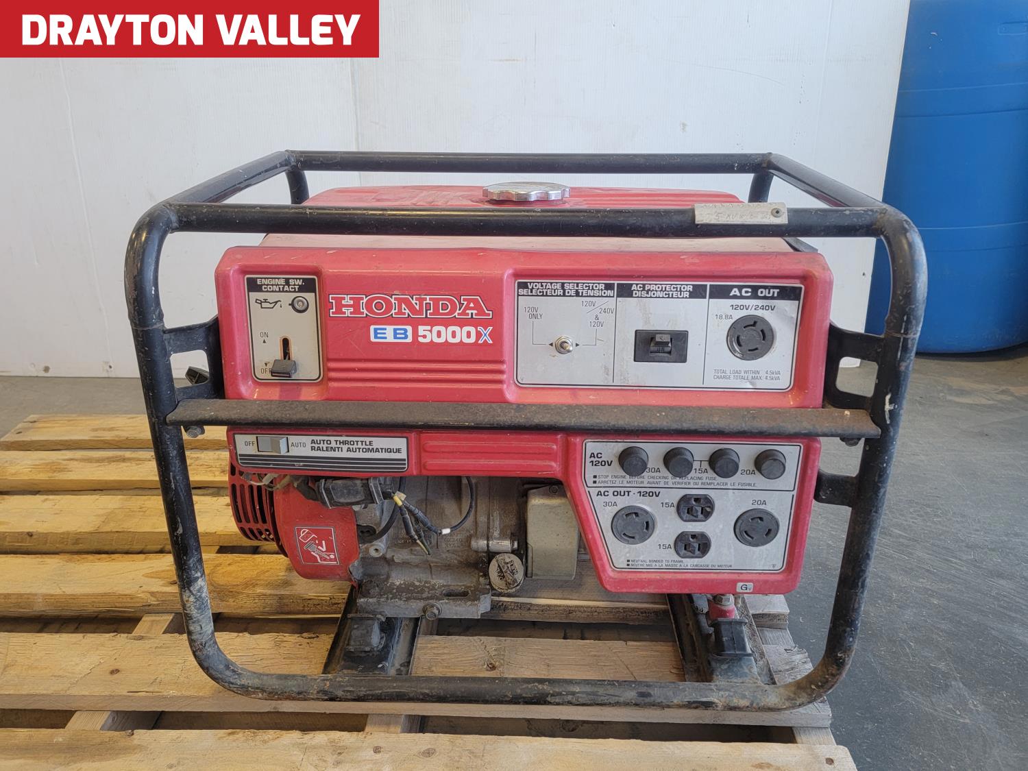 Honda EB5000X Gas Generator [25ED10004-001] | Team Auctions