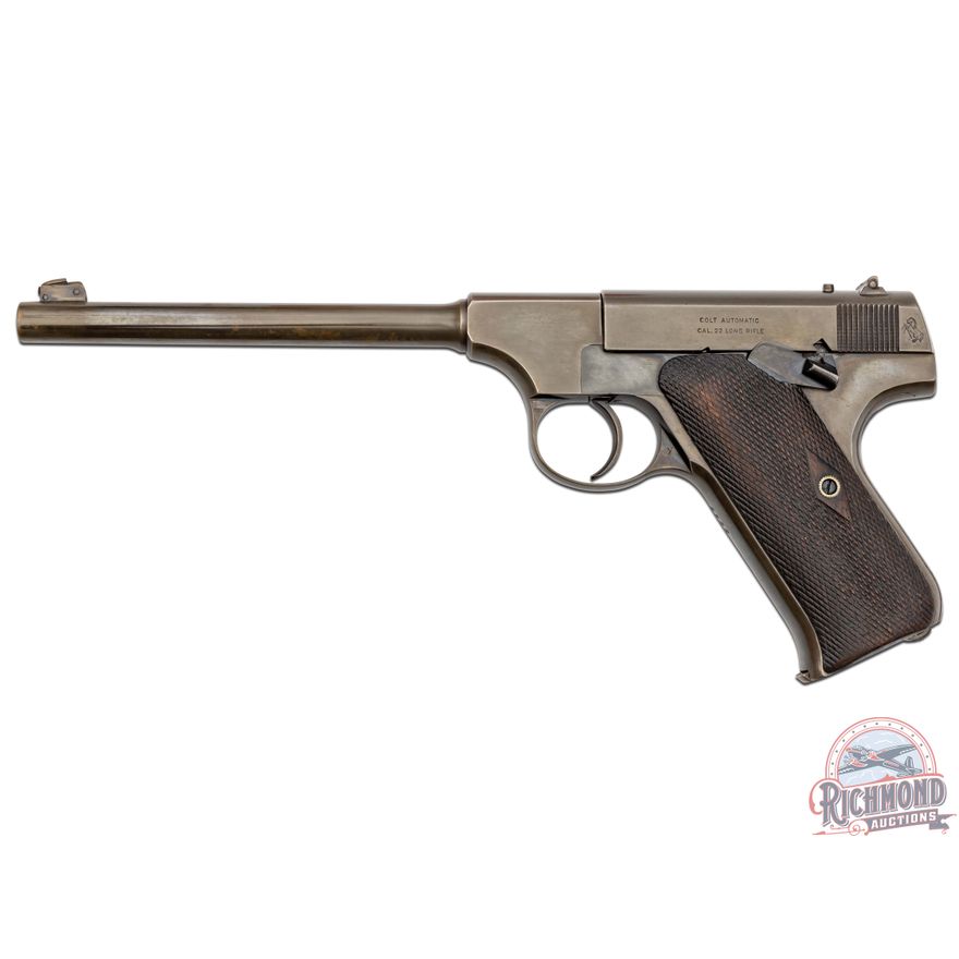 Early 1916 Colt Pre-Woodsman 1st Series Target .22LR Semi-Auto Pistol w/ Two-Tone Mag