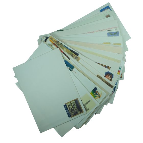 Australia 1980's Pre-Stamped Envelopes, As issued (25 items)