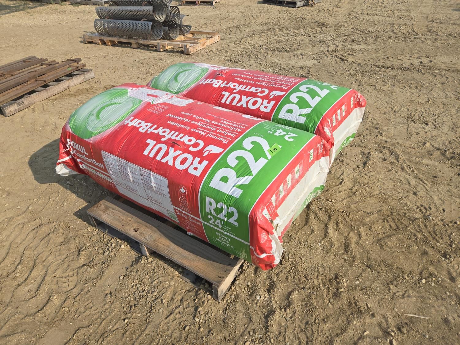 (2) Bags of R22 Roxul 24 Inch Insulation [24HH05001-130] | Team Auctions