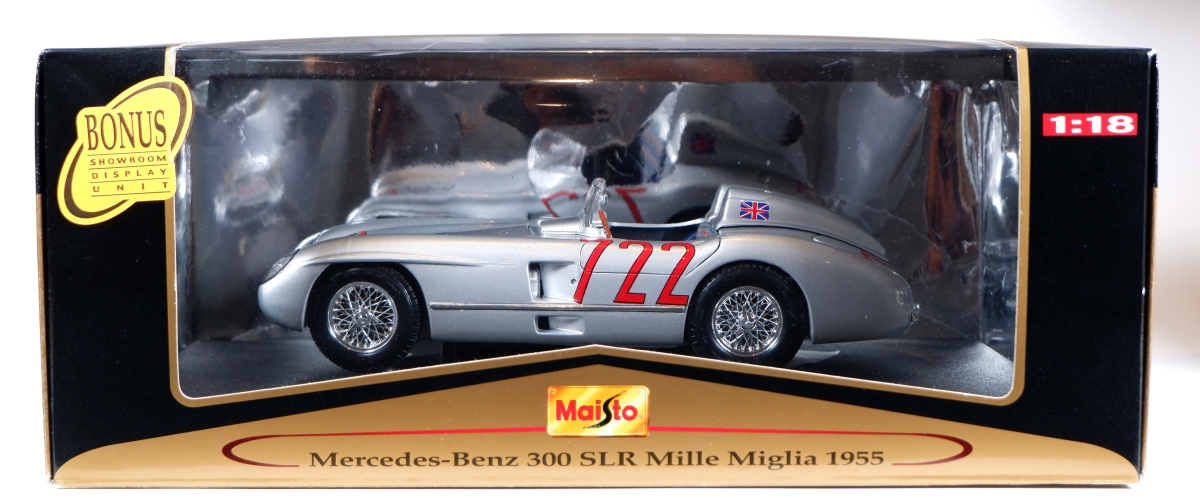 MOSS: PREMIERE EDITION Maisto 1955 Mercedes-Benz 300 SLR Mille