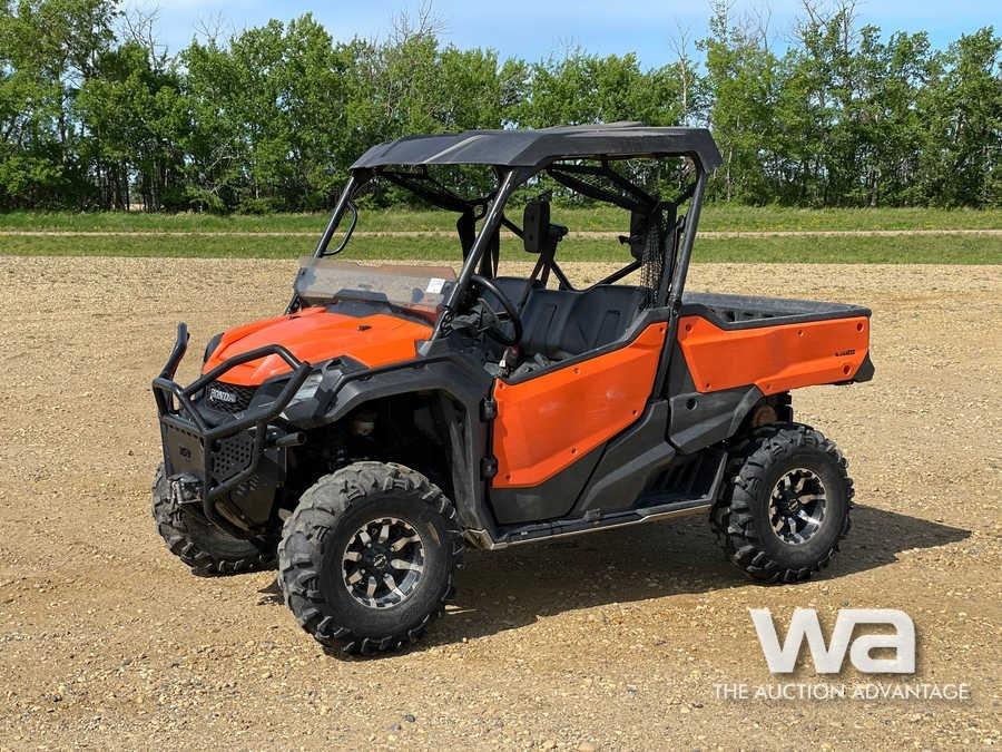 16 Honda Pioneer 1000 Eps Side By Side Weaver Auctions