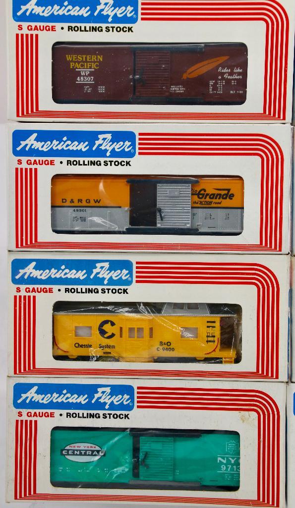 New AF Lionel S Gauge Eight (8) Assorted Freight Cars | Harris Toy ...