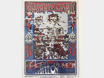 Grateful Dead: Tom Constanten Signed "It Must Have Been The Roses" 8" x 10" Lyric Poster (TPG)