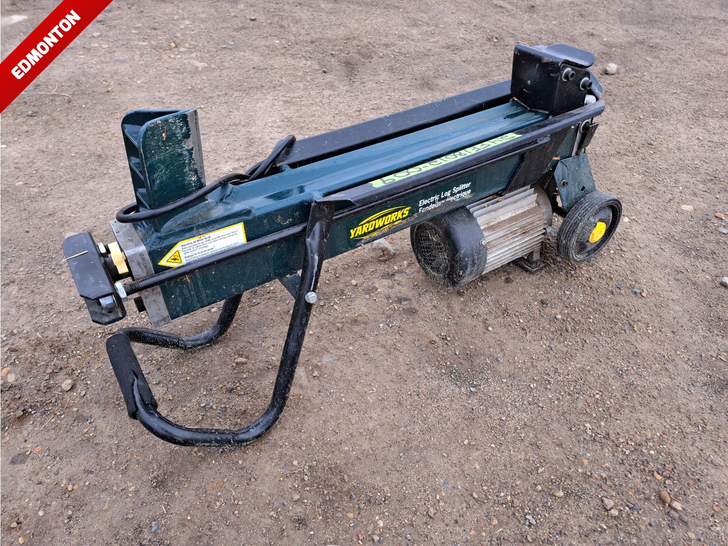 Yardworks Electric Log Splitter [24FE18012-002] | Team Auctions