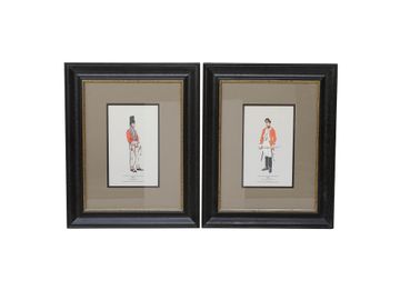 Vintage P.H. Smitherman Prints, Two Total, Featuring British Military Officers