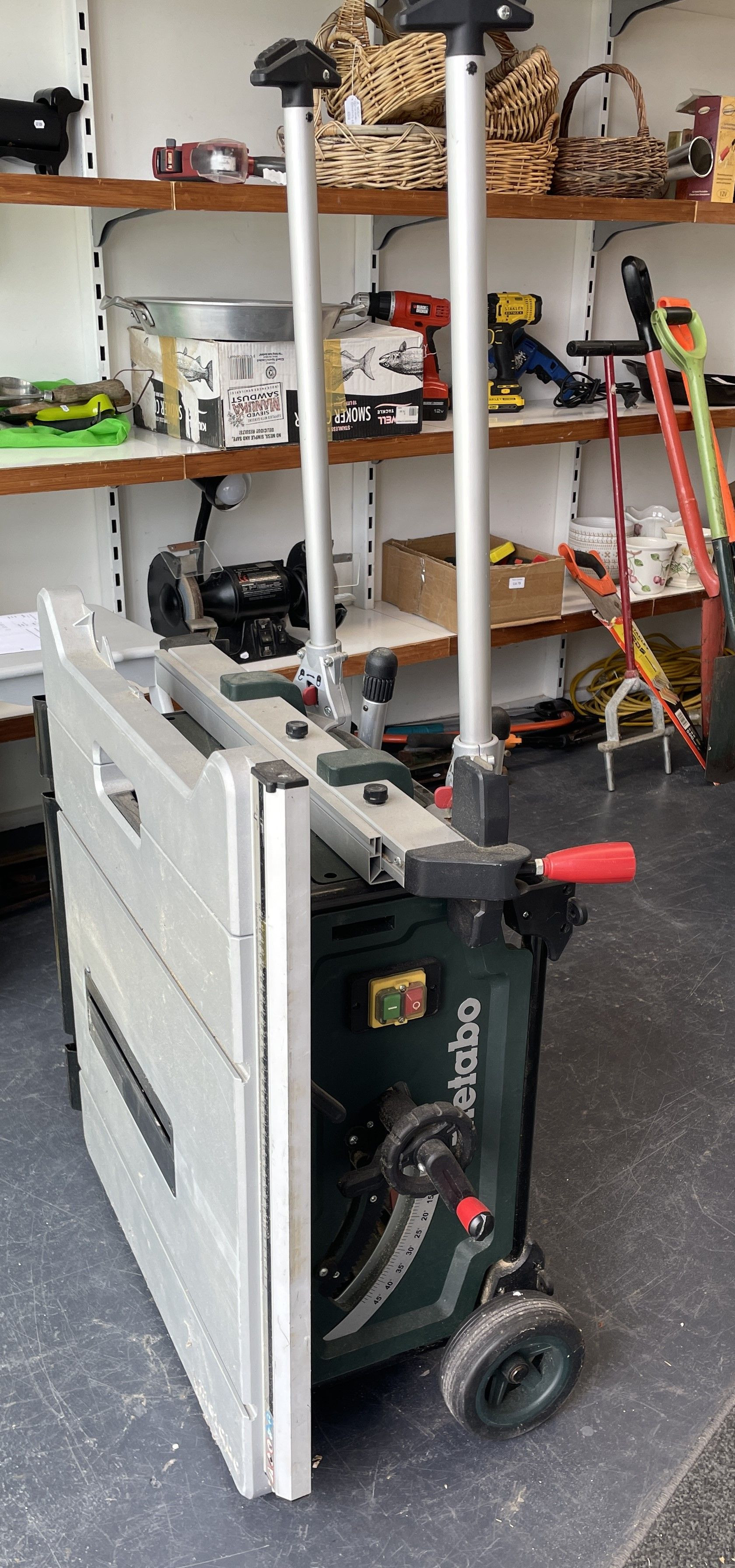Metabo TS 254 lightweight jobsite table saw — sold at auction in New Zealand for $400