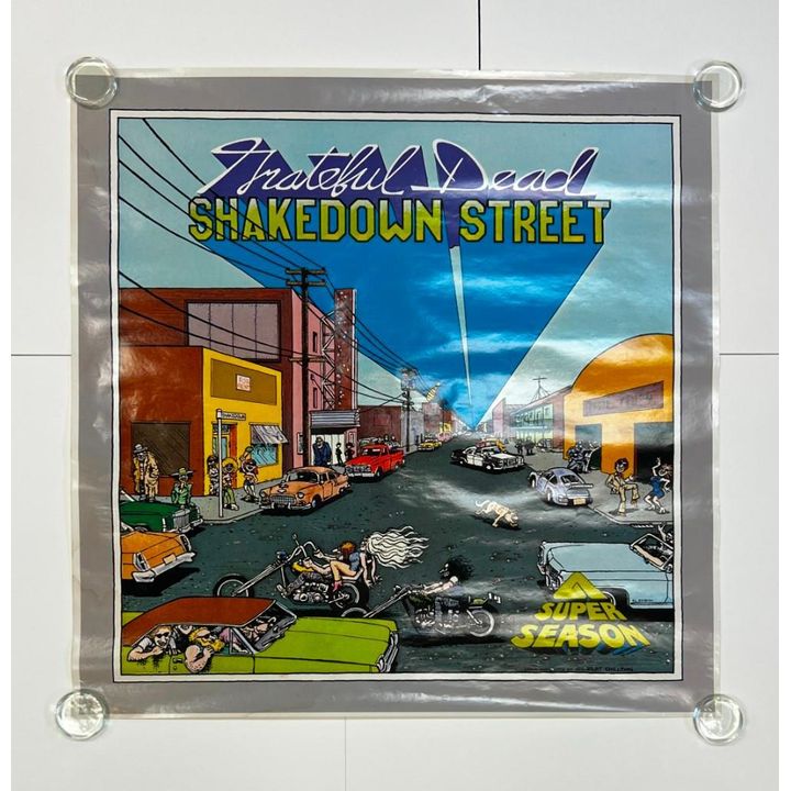 1978 Grateful Dead Shakedown Street Arista Records Promotional Poster Excellent 75