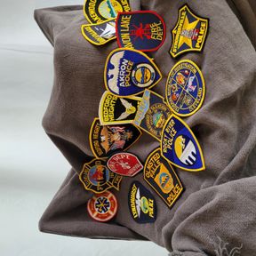 Lot of 15 Police and Fire Uniform Patches from Ohio