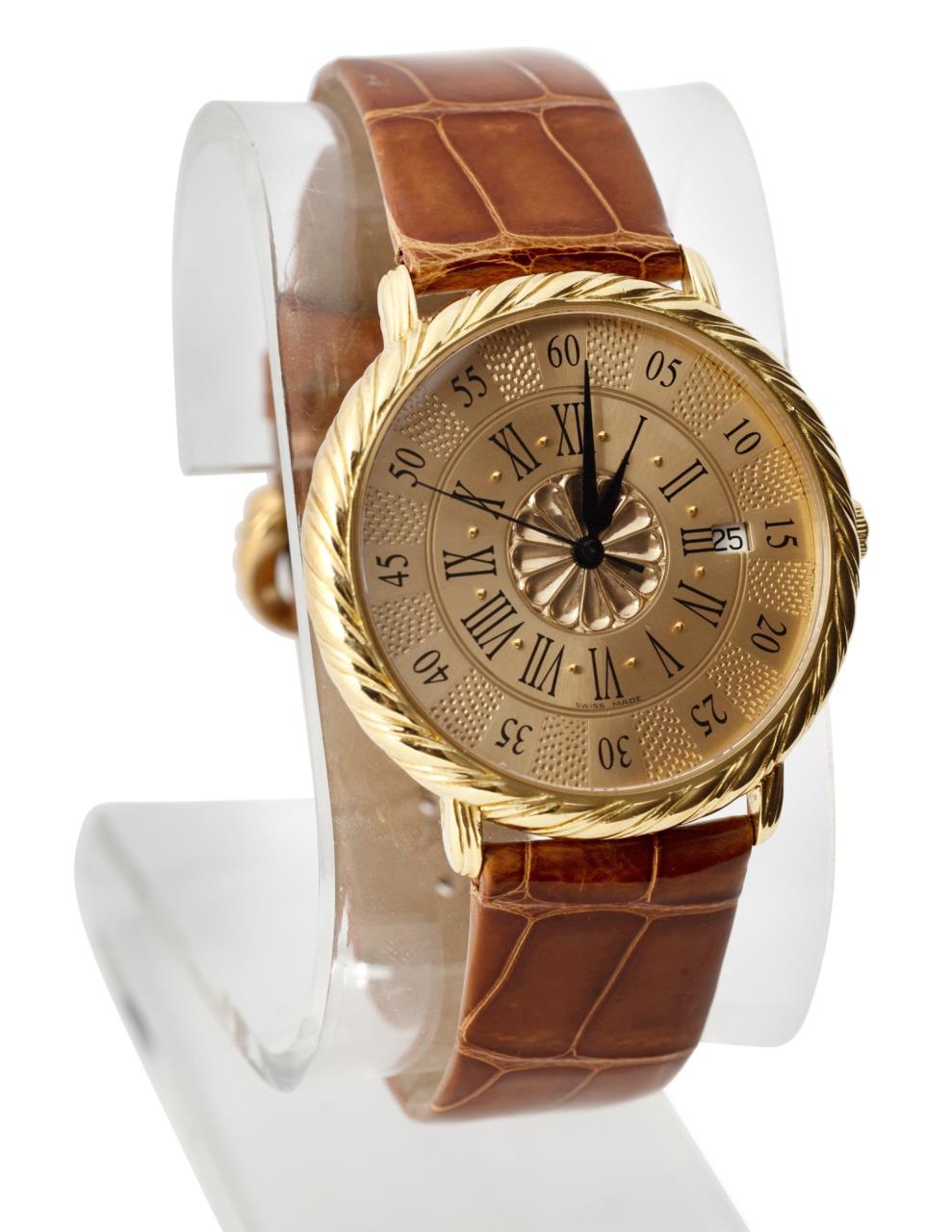 MEN'S BUCCELLATI 18K GOLD AUDACHRON 5011 WATCH | Ahlers And Ogletree