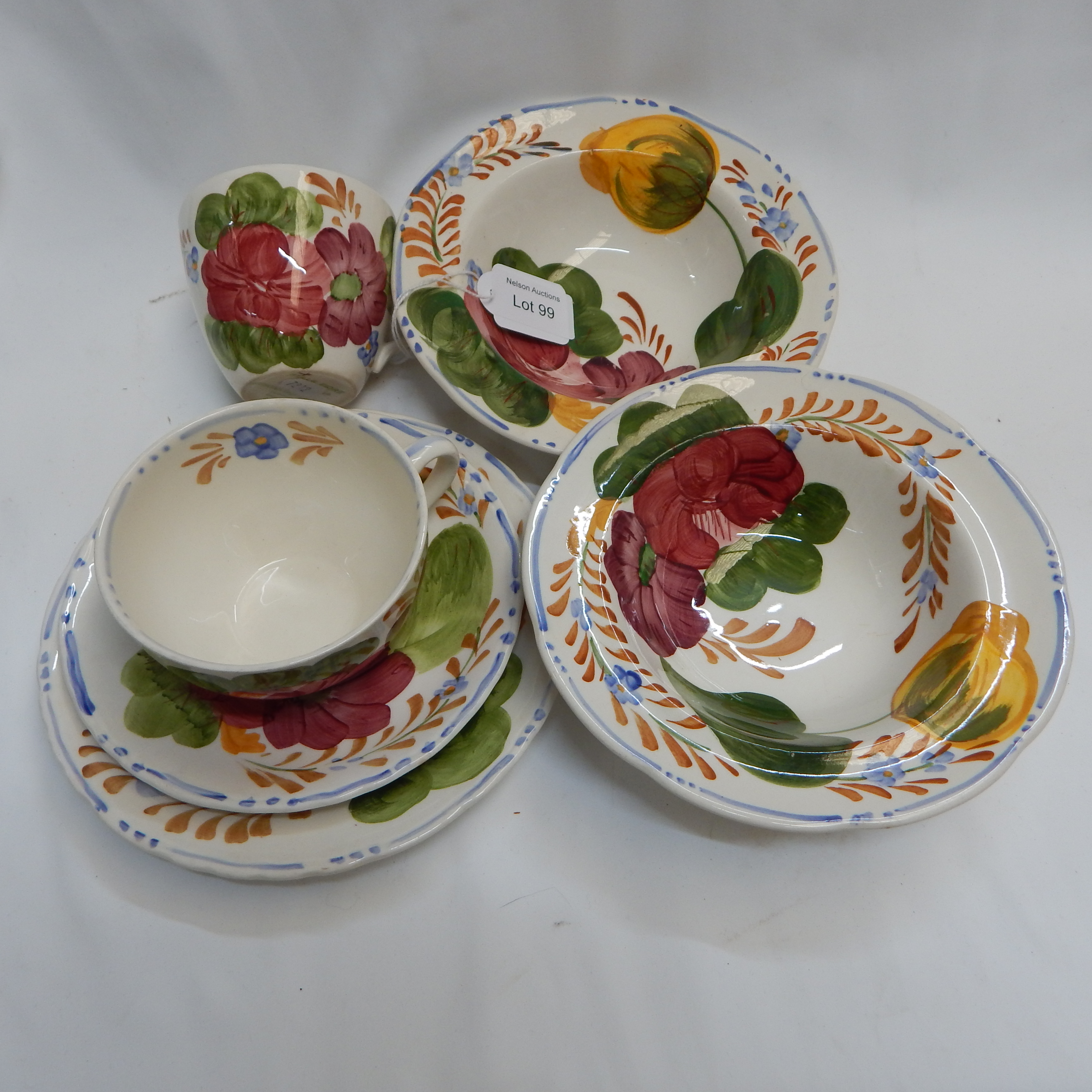 6pc Belle Fiore by Simpsons (Potters) Ltd England — sold at auction in New Zealand for $15