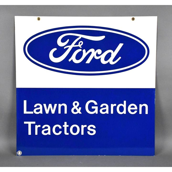 Ford Lawn & Garden Tractors Metal Sign (TAC)