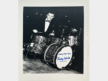 The Beatles: Andy White Signed Photo