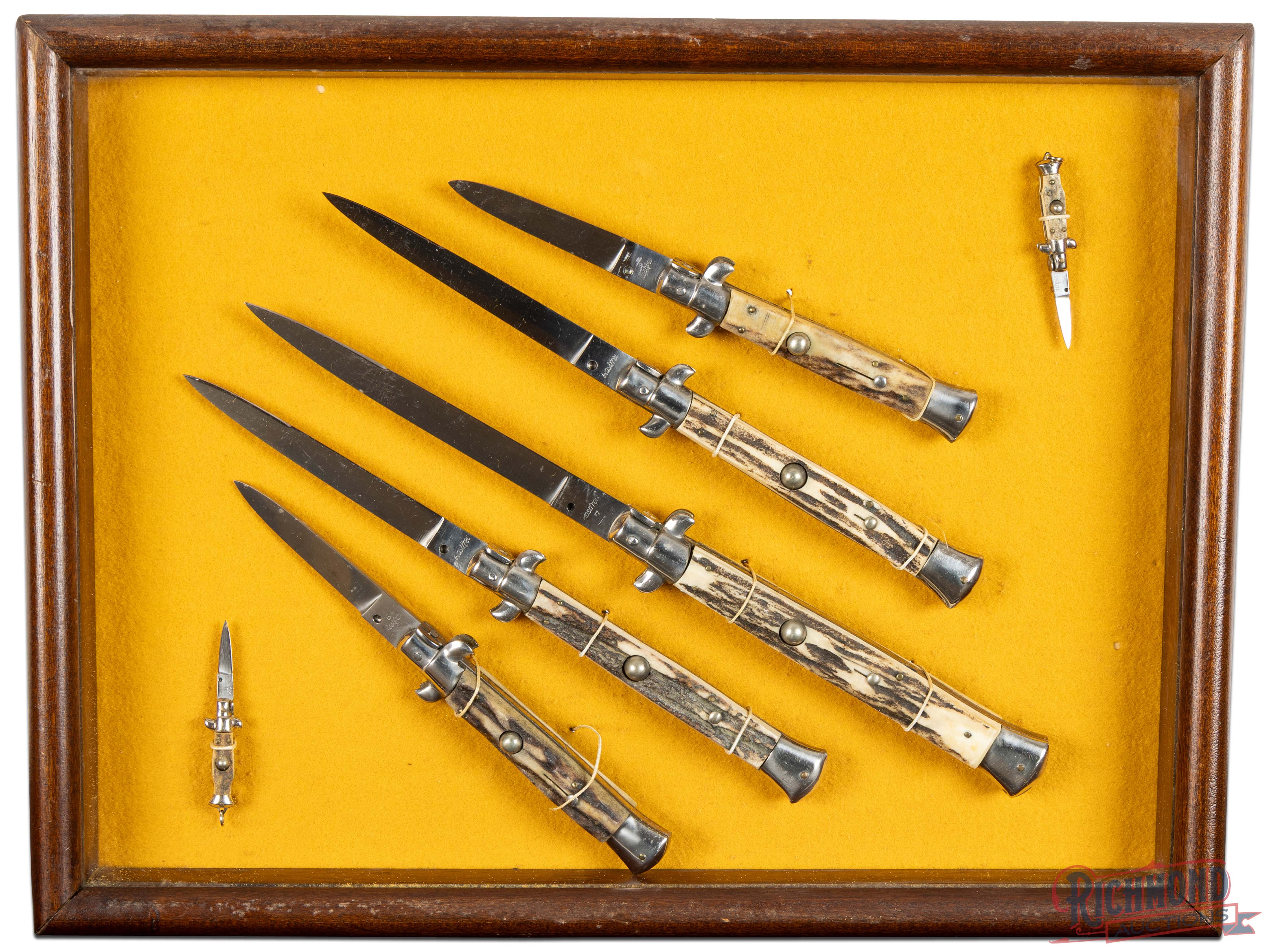 Framed Collection German Rostfrei Stiletto Switchblades & Inox ...