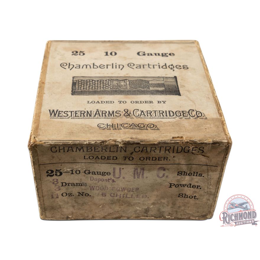 Factory Full Box of Loaded to Order Western Arms Cartridge Co 10 GA Shotshells