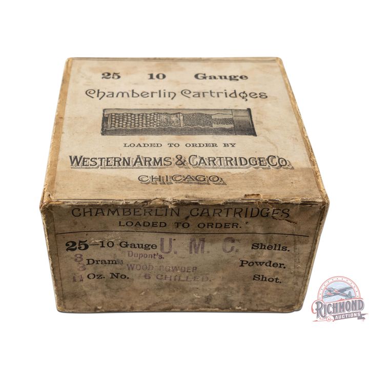 Factory Full Box of Loaded to Order Western Arms Cartridge Co 10 GA Shotshells