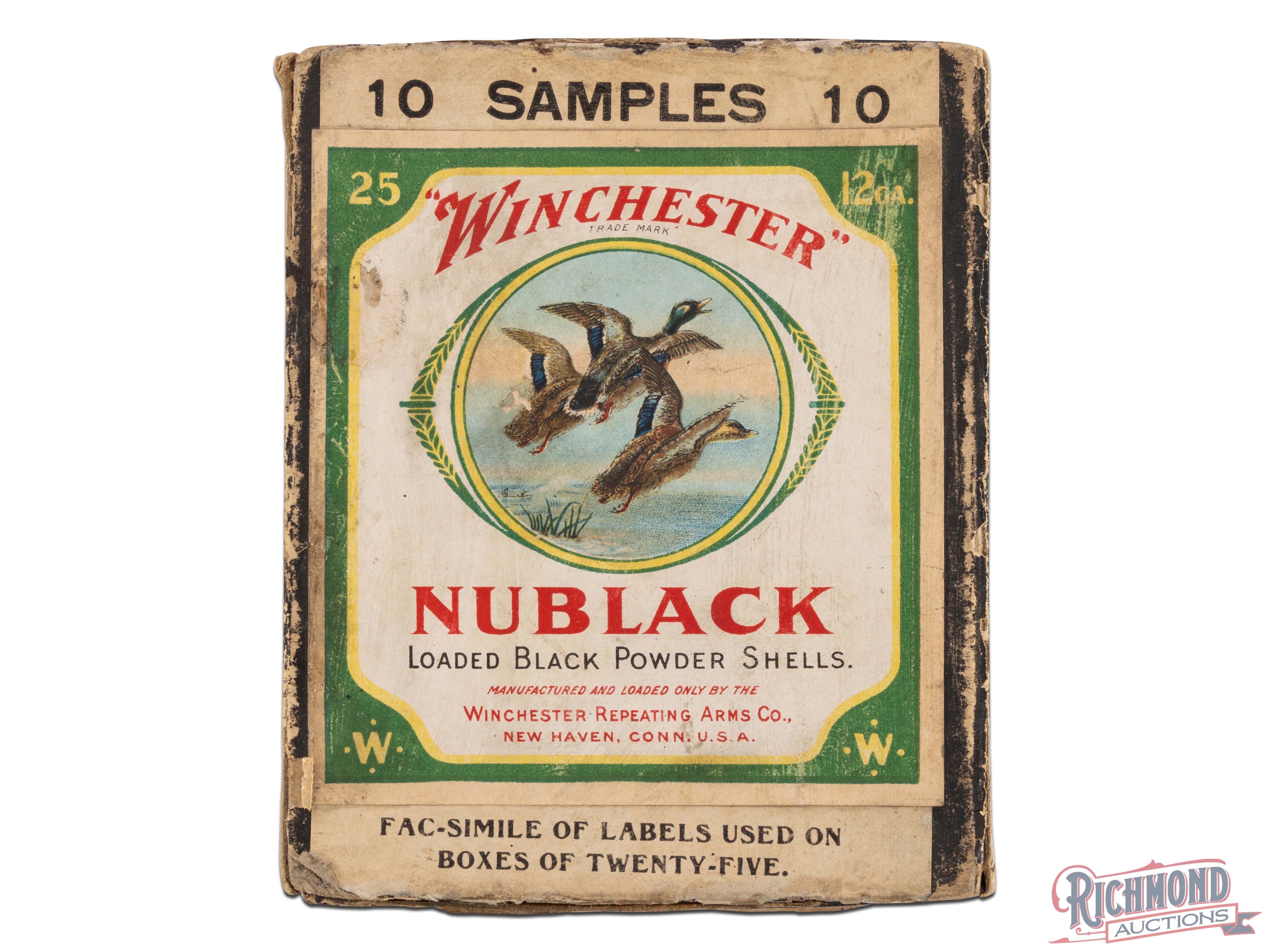 Shell Shot Samples Winchester 10 Round 12 Gauge Loaded Nublack Shotgun Shell Sample Kit ...