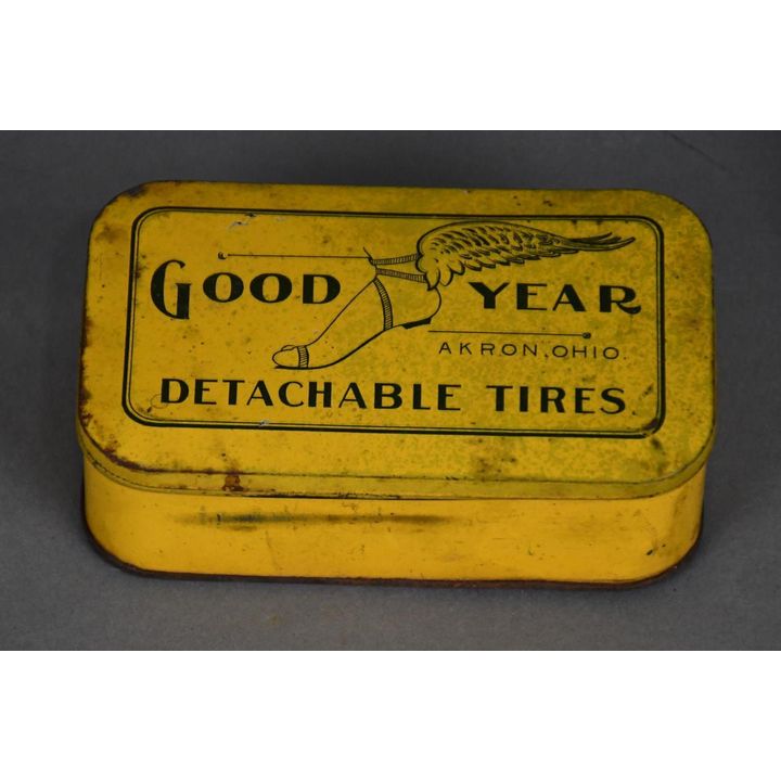 Goodyear w/Winged Foot Logo Yellow Metal Repair Kit
