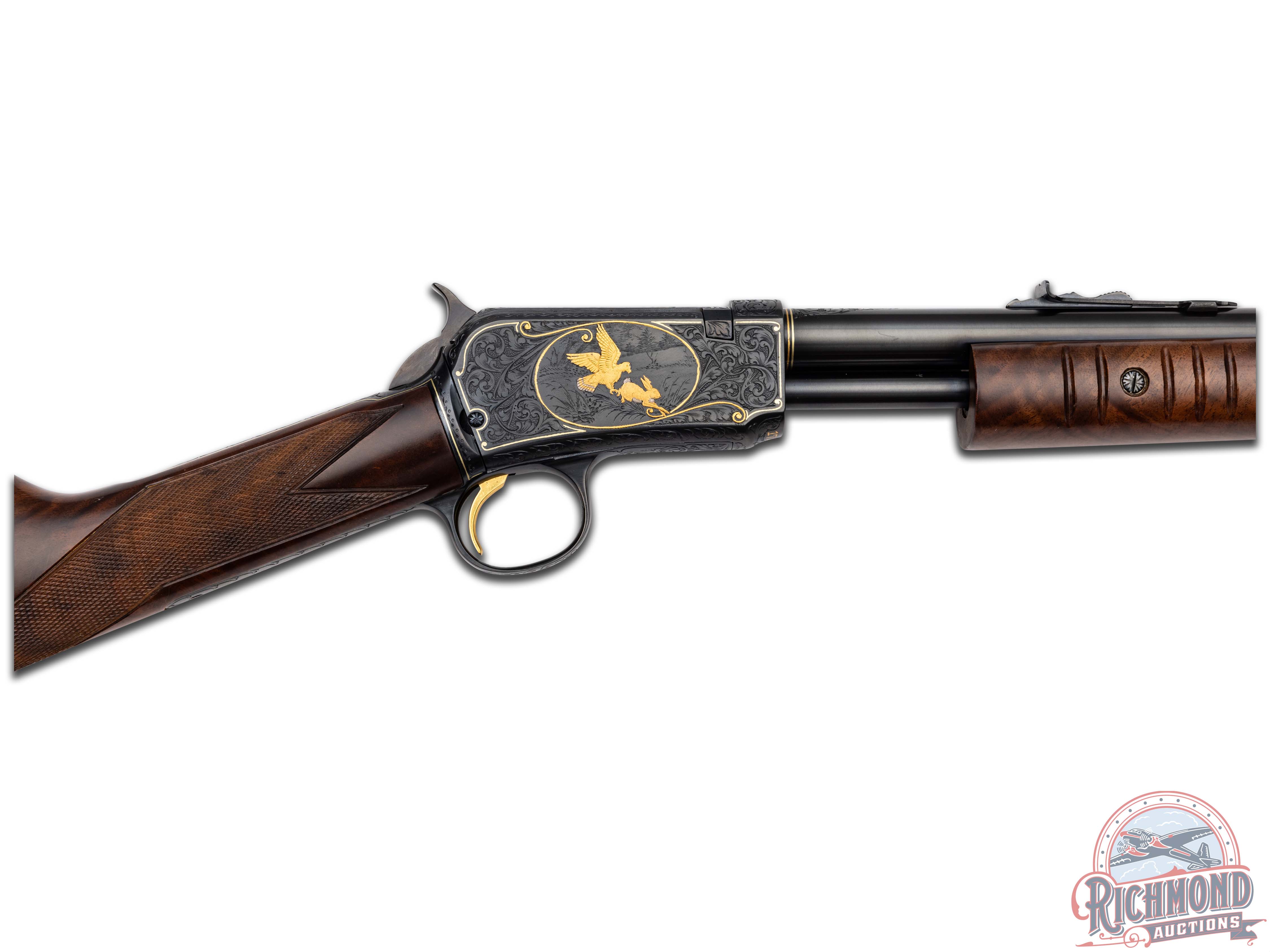 Model 62 Custom 1946 Winchester Model 62 Pump Action Rifle by Master Engraver ...
