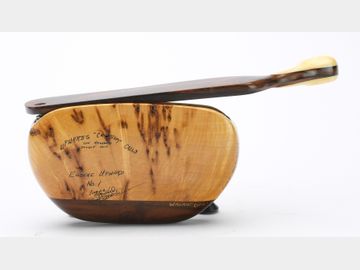 Box turkey call, Upward's "Custom Calls", Eugine Upward, Hazel Green, Wisconsin