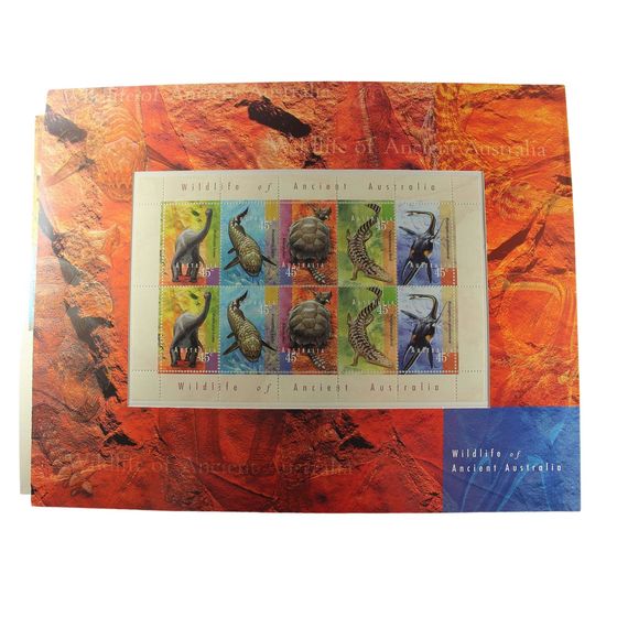 Australia 1993, 1997 & 2008 'Dinosaur' Stamp issues (7 items )